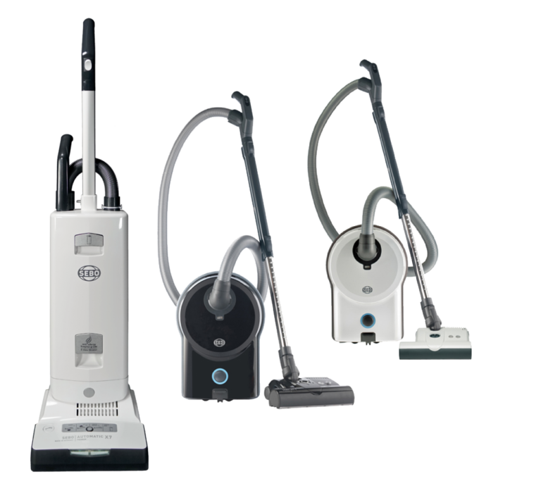 SEBO upright and canister vacuums from the original Action Vacuum website