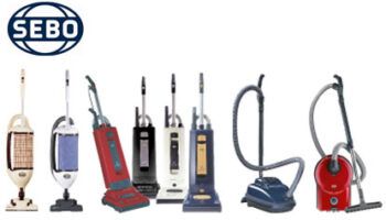Original SEBO vacuum range